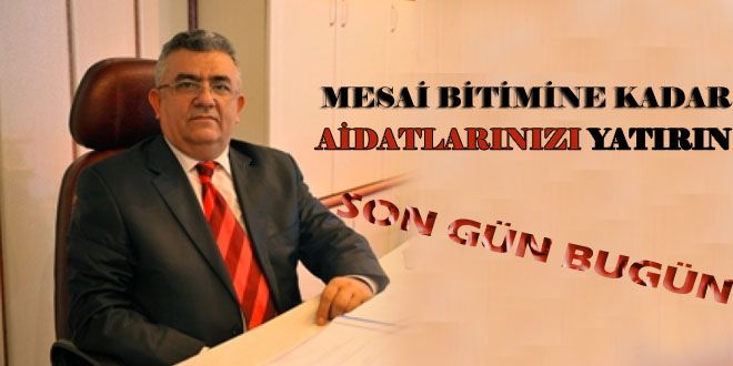 Aidat ödemesinde son gün