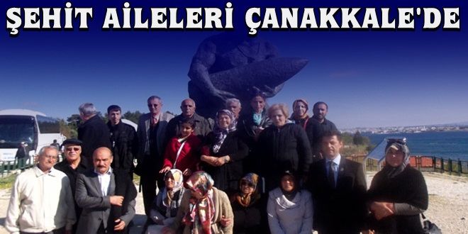 Şehit aileleri Çanakkale Şehitliği