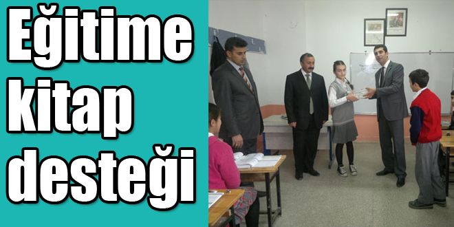 Eğitime kitap desteği