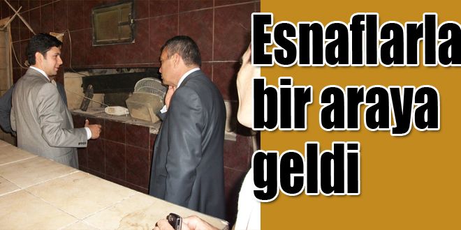 Yıldırım, ilçedeki esnafları ziyaret etti