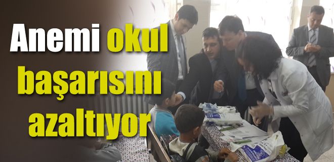 Anemi okul başarısını azaltıyor