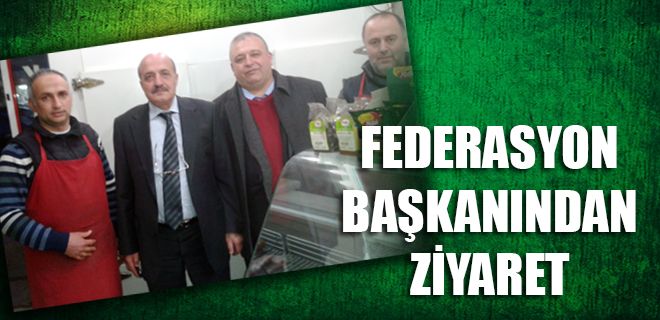 Federasyon başkanından ziyaret