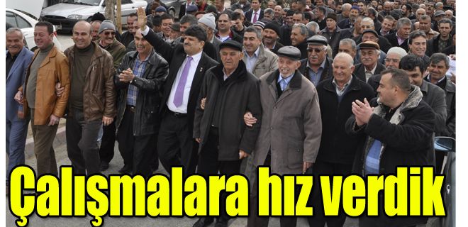 Seçim çalışmalarına hız verdik