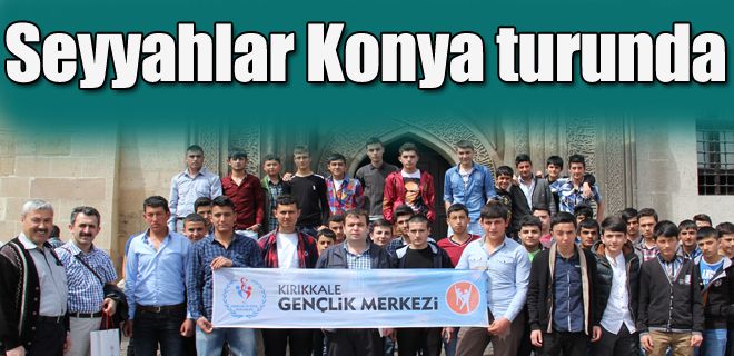 Seyyahlar Konya turunda 