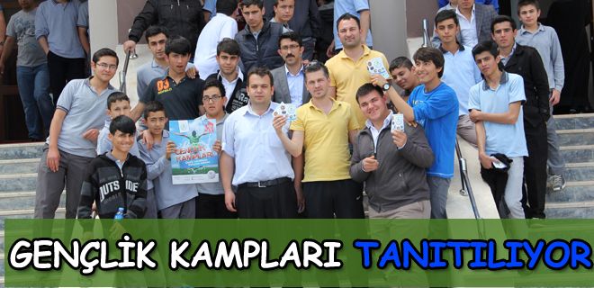  Gençlik kampları liselerde tanıtıyor 