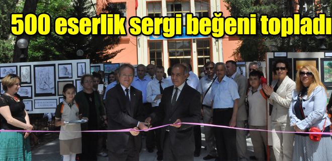 500 eserlik sergi beğeni topladı 