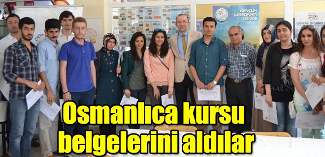 Osmanlıca kursu sertifikaları törenle dağıtıldı