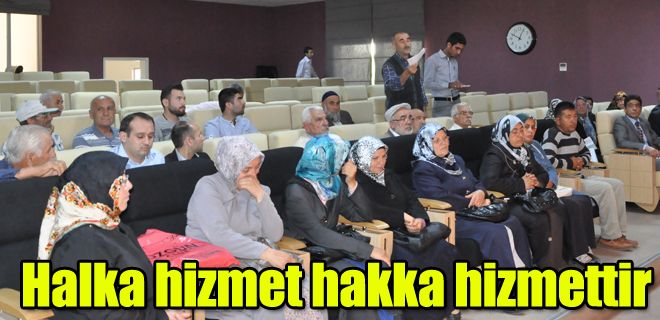 Halka hizmet hakka hizmettir 