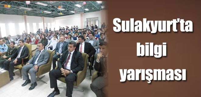 Bilgi yarışması düzenlendi 