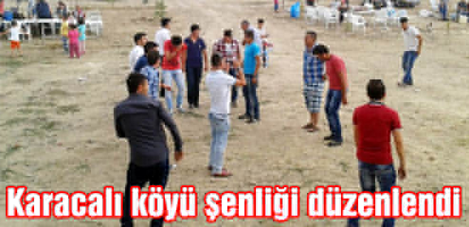 Karacalı köyü şenliği düzenlendi