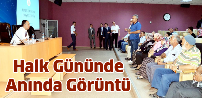 Halk Gününde Anında Görüntü
