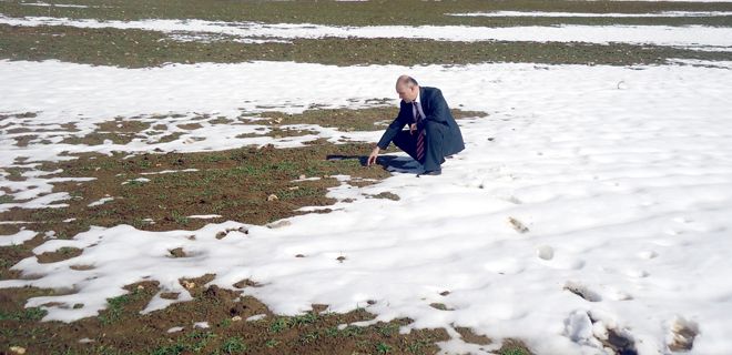 Yağışlar çiftçinin yüzünü güldürecek