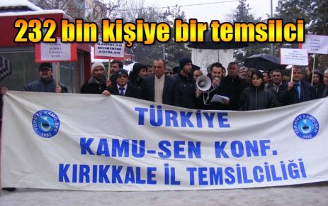 232 bin kişiye bir temsilci