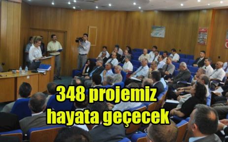 348 projemiz hayata geçecek