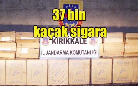 37 bin kaçak sigara