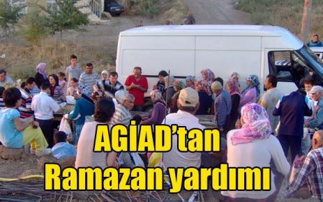 AGİAD?tan Ramazan yardımı 