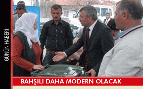 Bahşılı daha modern olacak