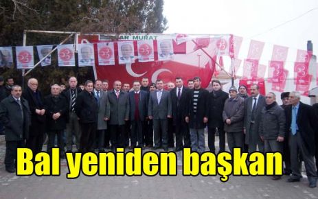 Bal yeniden başkan