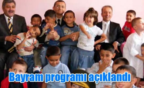 Bayram programı açıklandı