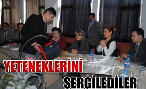 BECERİLERİNİ KONUŞTURDULAR