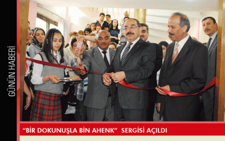 ?Bir dokunuşla bin ahenk?  sergisi açıldı 