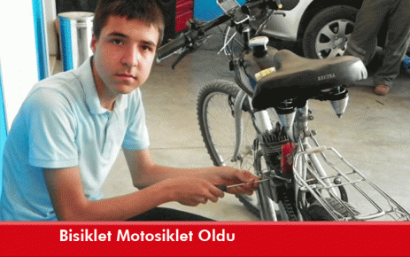 Bisiklet Motosiklet Oldu 