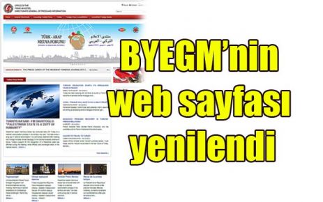 BYEGM?nin web sayfası yenilendi