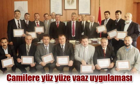 Camilere yüz yüze vaaz sistemi geliyor 