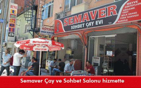 Çaylar Semaverde İçilir