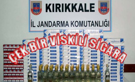 ÇEK BİR VİSKİLİ SİGARA