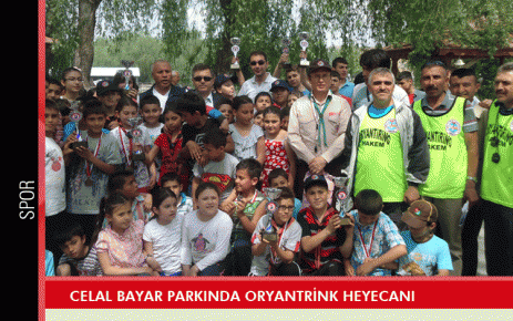 Celal Bayar Parkı`nda Oryantiring heyecanı