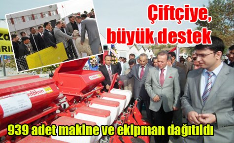 Çiftçiye, büyük destek 