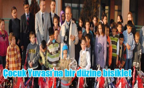 Çocuk Yuvası?na bir düzine bisiklet 