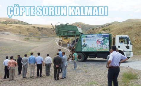 ÇÖPTE SORUN KALMADI