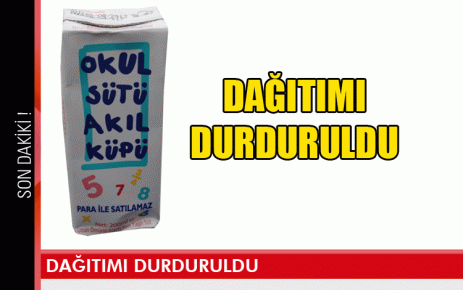 Dağıtımı durduruldu 