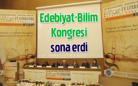 Edebiyat bilim kongresi sona erdi