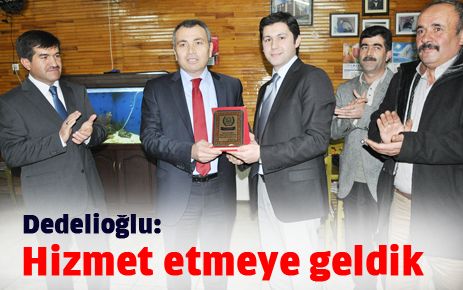 Efendi olmaya değil hizmet etmeye geldik