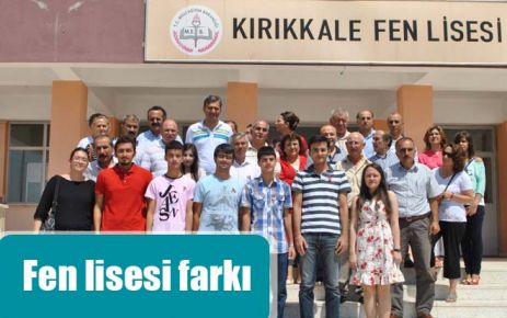 Fen lisesi farkı 