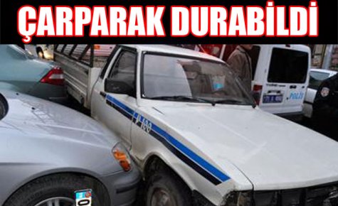 FRENİ PATLAYINCA ÇARPARAK DURABİLDİ