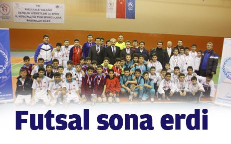 Futsal turnuvası sona erdi