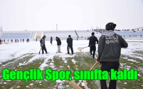 Gençlik Spor, sınıfta kaldı