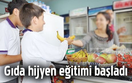 Gıda hijyen eğitimi başladı