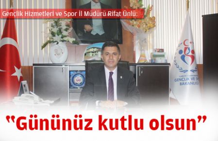 Gününüz kutlu olsun