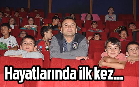 Hayatlarında ilk kez sinemaya gittiler