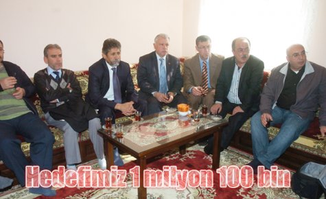 Hedefimiz 1 milyon 100 bin