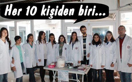 Her 10 kişiden biri diyabet hastası