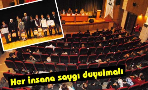 Her insana saygı duyulmalı