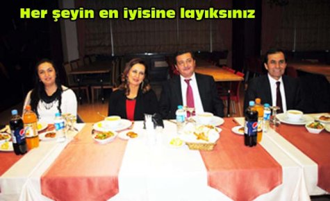 Her şeyin en iyisine layıksınız