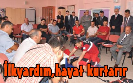 İlkyardım hayat kurtarıyor 