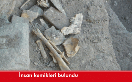 İnsan kemikleri bulundu